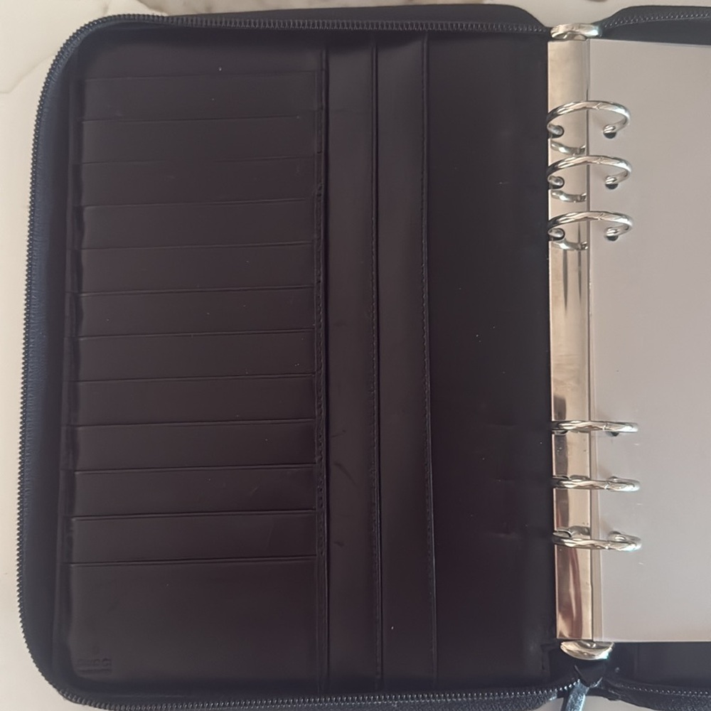 Guccissima Zip Around Large Agenda Organizer Planner GM size - Picture 8 of 9